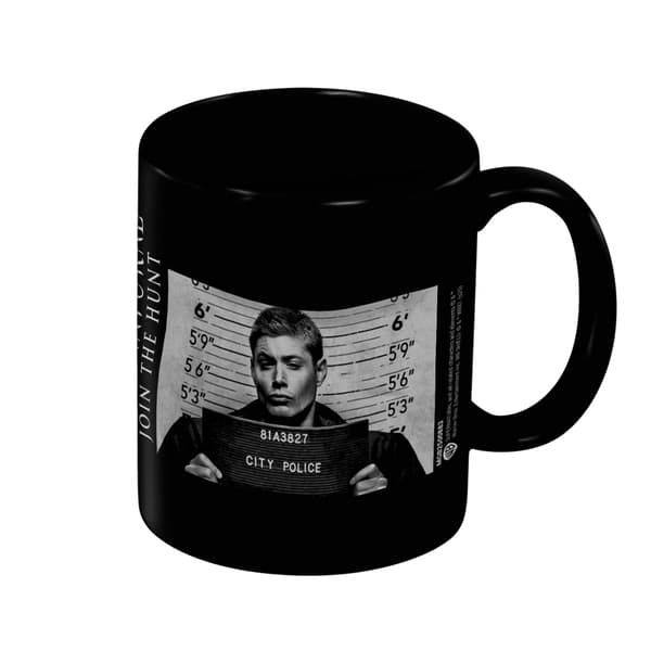 Supernatural Wanted 325ml Mugg One Size Svart Black One Size