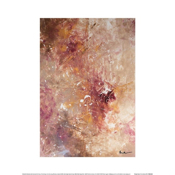 Anna Bernad Twilight Embers Tryck 40cm x 30cm Flerfärgad Multicoloured 40cm x 30cm