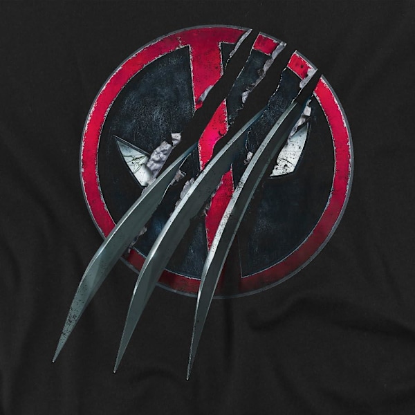 Deadpool & Wolverine Herr Wolverine Klor T-Shirt M Svart Black M
