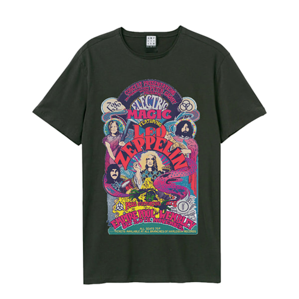Amplified Unisex Vuxen Electric Magic Led Zeppelin T-Shirt XS C Charcoal XS