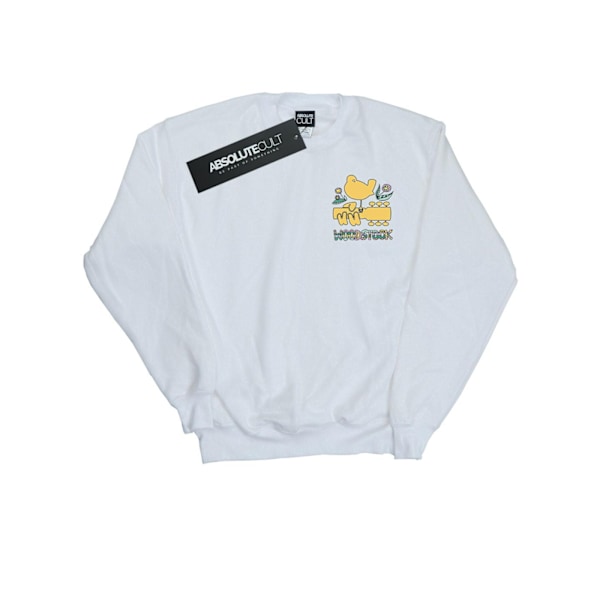 Woodstock Mens Breast Logo Sweatshirt M Vit White M