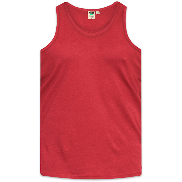 Duke Herr D555 Fabio 2 Kingsize Tank Top 4XL Röd Red 4XL