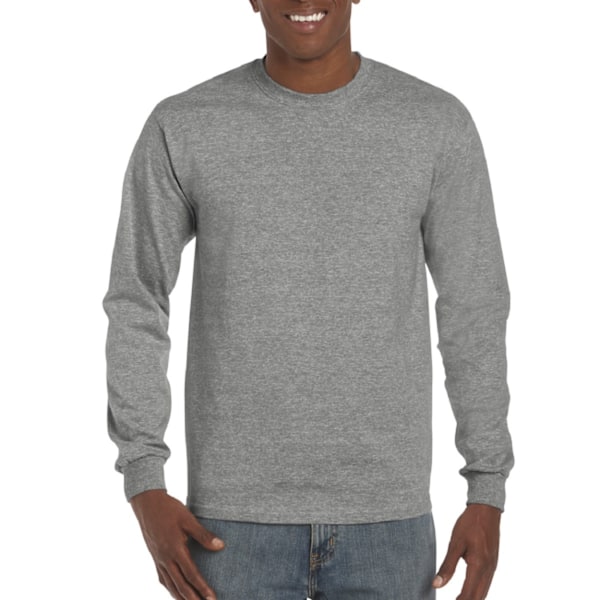 Gildan Herr Långärmad Hammer Skjorta L Graphite Heather Graphite Heather L