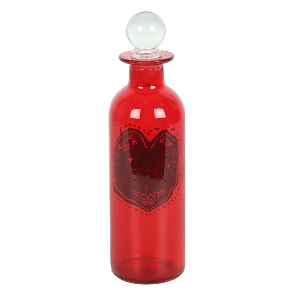 Something Different Love Glasflaska En Storlek Röd Red One Size