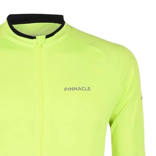 Pinnacle Herr Logotyp Långärmad Cykeltröja L Gul Yellow L