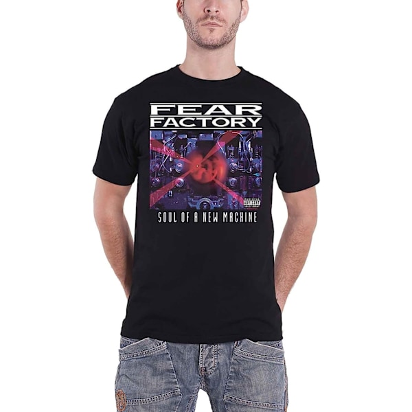 Fear Factory Unisex Adult Soul Of A New Machine T-Shirt S Svart Black S