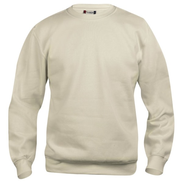 Clique Unisex Vuxen Basic Rundhalsad Sweatshirt S Ljus Khaki Light Khaki S