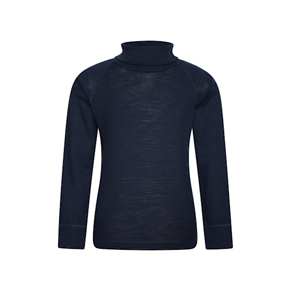 Mountain Warehouse Barn/Barn Merino Ull Rullkrage Underställ Navy 2-3 Years