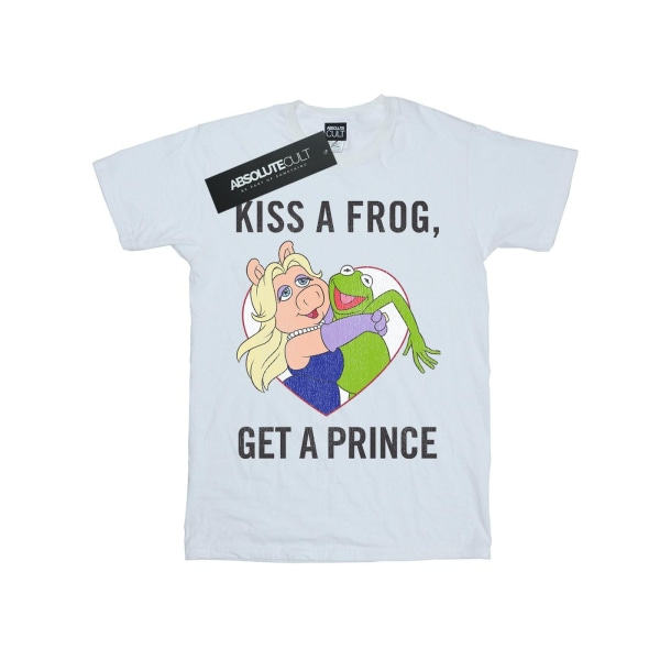 Disney Girls Muppets Kiss A Frog T-shirt i bomull 5-6 år W White 5-6 Years