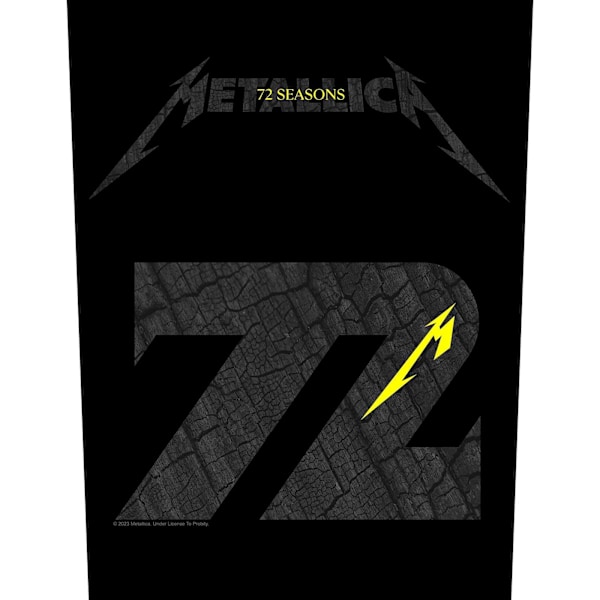 Metallica M72 Charred Patch One Size Svart/Grå Black/Grey One Size