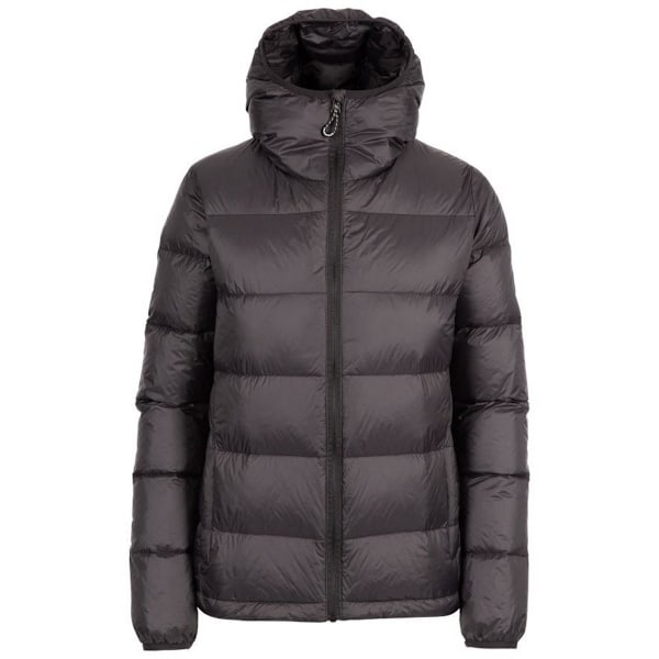 Trespass Womens/Ladies Humdrum Packaway Down Jacket XXS Svart Black XXS