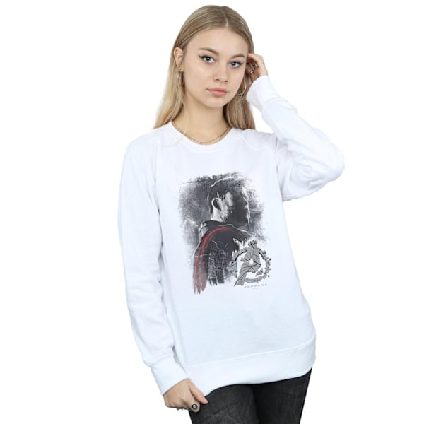 Marvel Womens/Ladies Avengers Endgame Thor Borstad Sweatshirt M White M