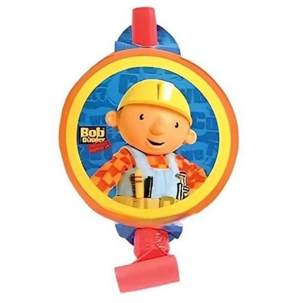 Bob the Builder Festblåsare (paket med 8) One Size Blå/Gul/R Blue/Yellow/Red One Size