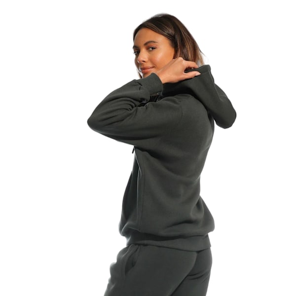 Light And Shade Dam/Dam Hoodie M Kolgrå Charcoal Grey M