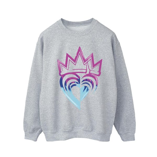 Disney Herr Descendants Rosa Krona Sweatshirt S Sports Grå Sports Grey S