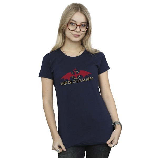 Game Of Thrones: House Of The Dragon Dam/Dam Dragon Logo Navy Blue L