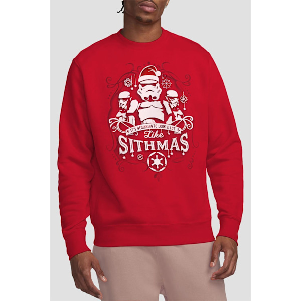 Star Wars Unisex Vuxen Börjar Likna Sithmus Jul Red M