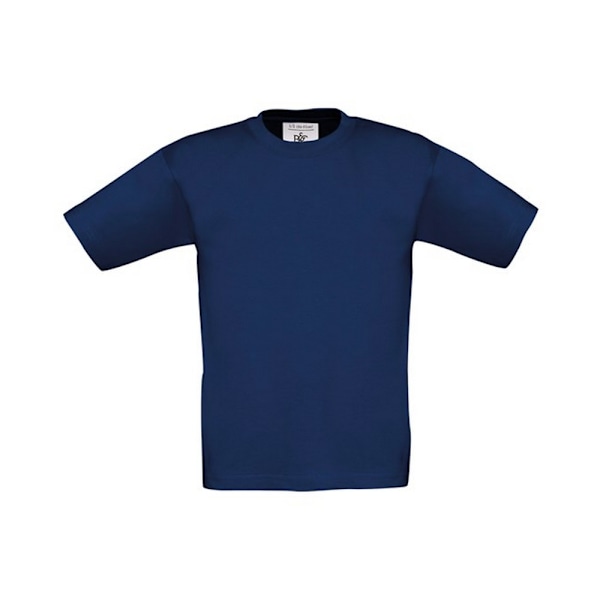 B&C Barn/Barn Exact 150 T-shirt 12-14 år Ljus Marinblå Light Navy 12-14 Years