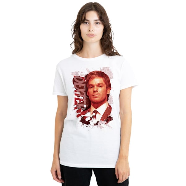 Dexter Unisex Vuxen Splatter T-Shirt M Vit White M