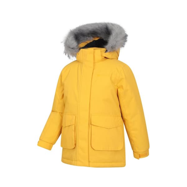 Mountain Warehouse Barnjacka Ranger Logo Vattenavvisande J Mustard 7-8 Years