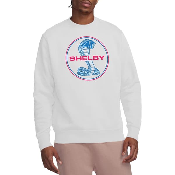 Carroll Shelby Unisex Vuxen Cirkellogotyp Tröja L Vit White L