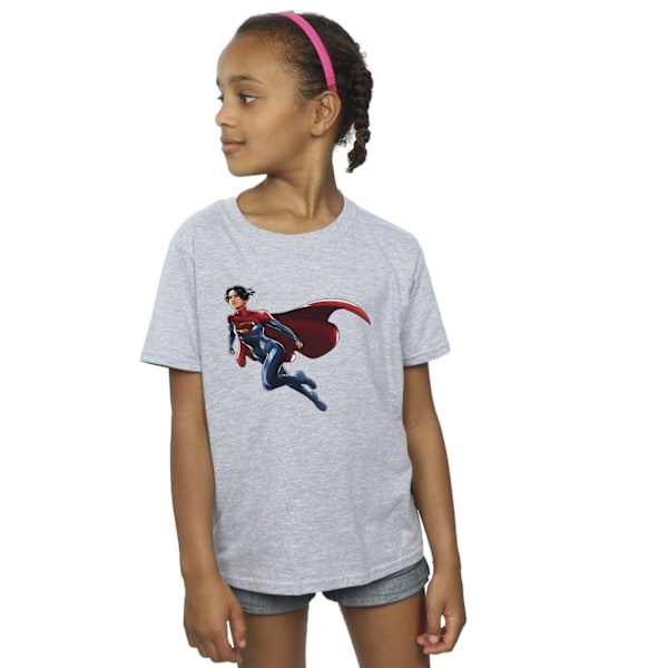 DC Comics Girls The Flash Supergirl Bomull T-shirt 12-13 år Sports Grey 12-13 Years