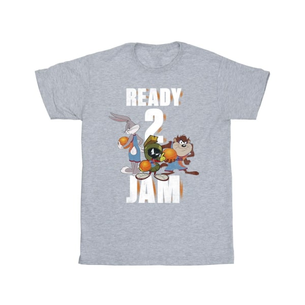 Space Jam: A New Legacy Boys Ready 2 Jam T-shirt 7-8 Years Spor Sports Grey 7-8 Years