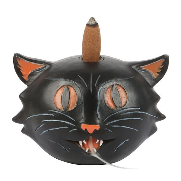 Something Different Feline Frights Katt Backflow Rökelsebrännare Black One Size