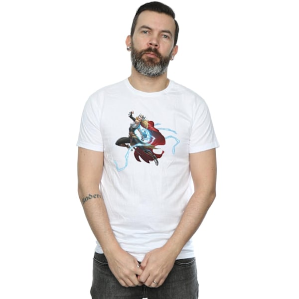 Marvel The Mighty Thor Goddess Of Thunder T-shirt 4XL Vit White 4XL