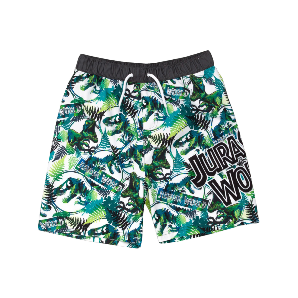 Jurassic World Boys Dinosaur Badshorts 10-11 år Grön Green 10-11 Years