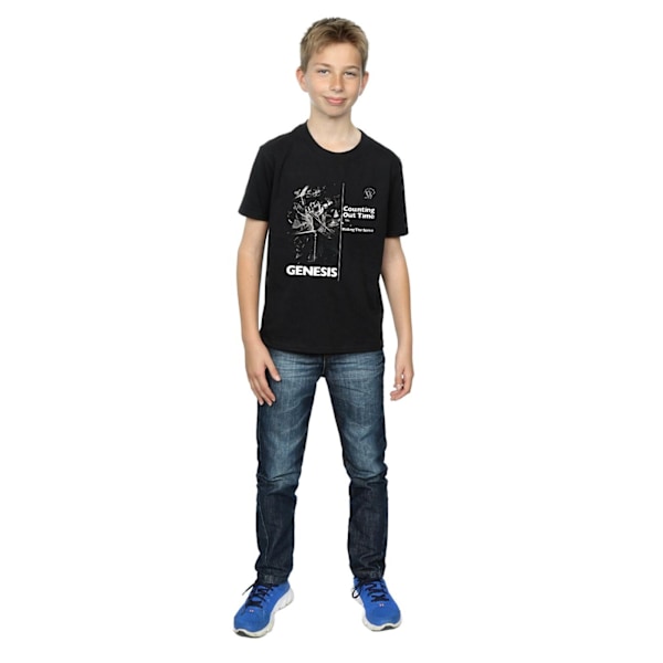 Genesis Boys Counting Out Time T-Shirt 7-8 år Svart Black 7-8 Years