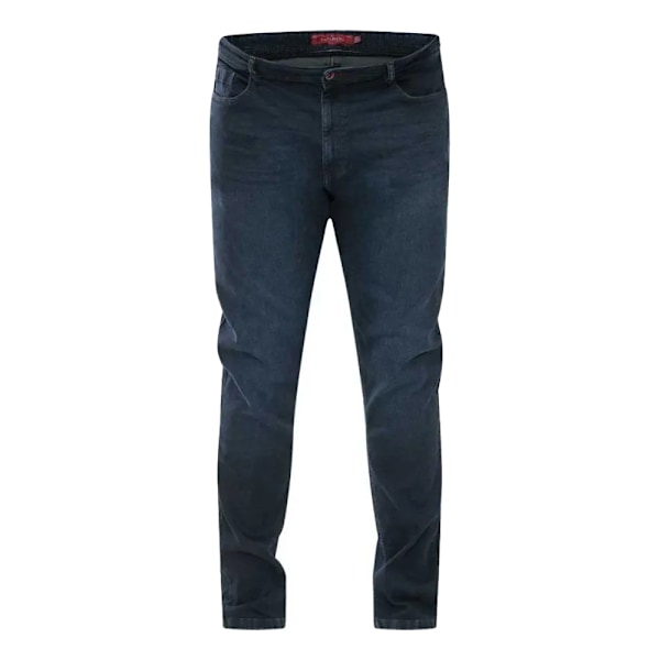 D555 Herr Daniel avsmalnande ben Kingsize Jeans 52L Blå Svart Blue Black 52L