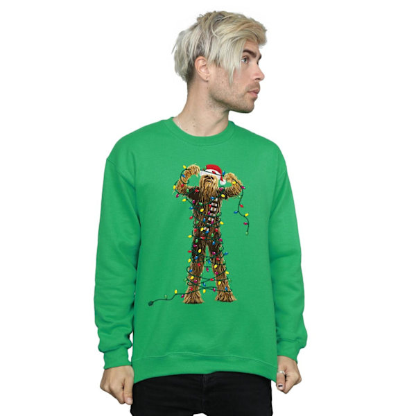 Star Wars Chewbacca Jultröja för Män M Irish Gr Irish Green M
