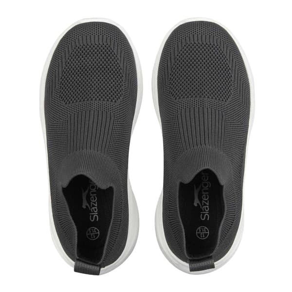 Slazenger Barn/Kids Spark Texturerade Stickade Sock Trainers 1 Grey/White 1 UK