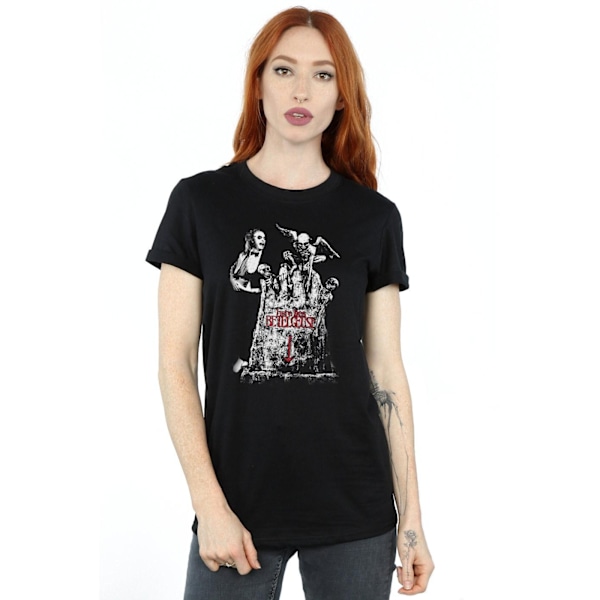 Beetlejuice Dam/Damer Graveyard Pose Bomull Boyfriend T-Shi Black XL