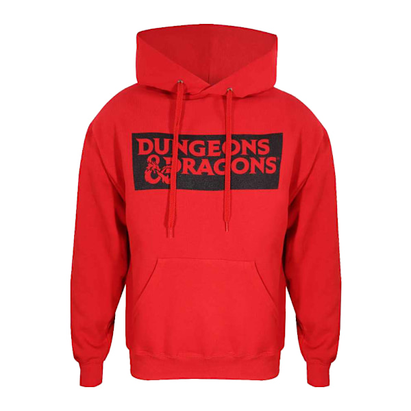 Dungeons & Dragons Unisex Vuxen Hoodie L Röd Red L