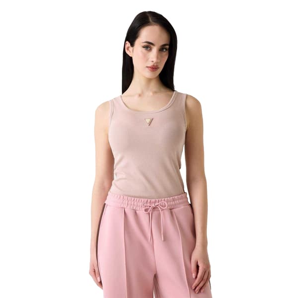 Guess Dam Olympe Triangle Logo Linne 14 UK Mauve Mauve 14 UK
