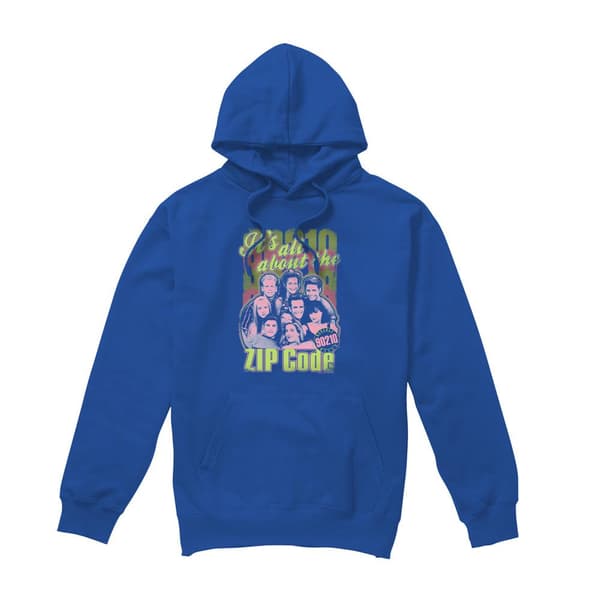 90210 Herr Zip Code Hoodie S Kungsblå Royal Blue S