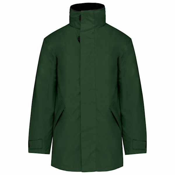 Kariban Unisex Vuxen Quiltad Parka L Forest/Svart Forest/Black L