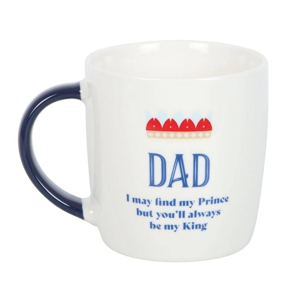 Something Different Pappa Du Kommer Vara Min Kung Mugg One Size Vit/Na White/Navy Blue/Red One Size