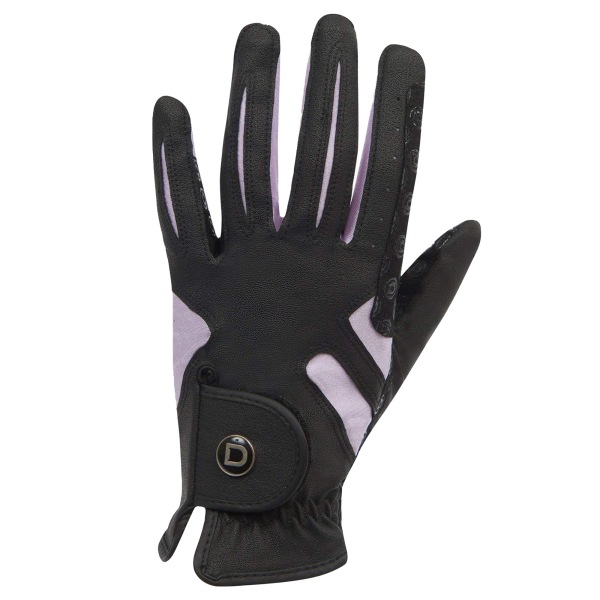 Dublin Unisex Cool-it Gel Touch Fastening Riding Gloves Xlarge Black/Pink Xlarge