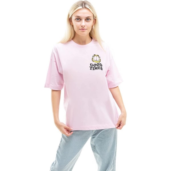 Garfield Dam/Ladies Good Times Oversized T-shirt M Light Pin Light Pink M