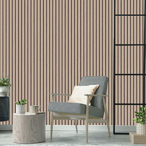 Belgravia Trälameller Vinyltapet One Size Ljus Ek Light Oak One Size