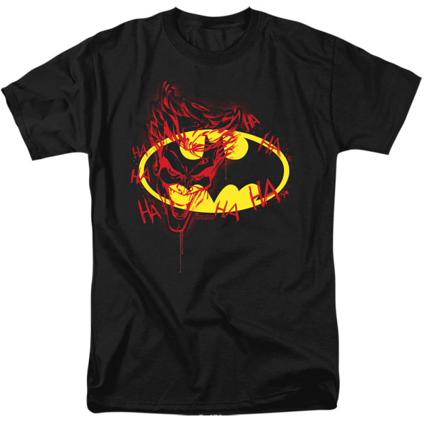 Batman Mens The Joker Graffiti T-Shirt XL Svart Black XL