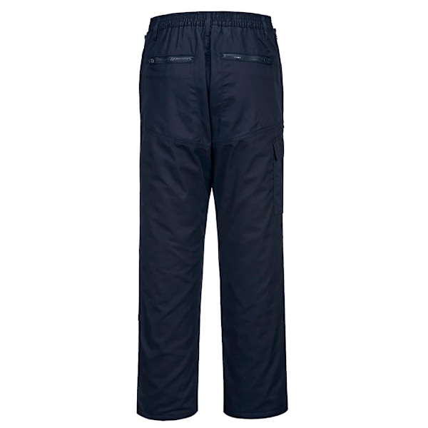 Portwest Action Fodrade Arbetsbyxor Herr XS R Marinblå Navy XS R