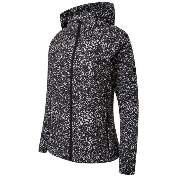 Dare 2B Dam/Kvinnor Far Out Prickig Softshell Jacka 12 UK Svart/Vit Black/White 12 UK