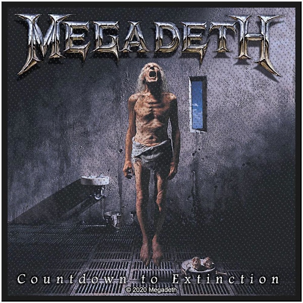 Megadeth Countdown to Extinction Patch One Size Grå/Brun/Vit Grey/Brown/White One Size