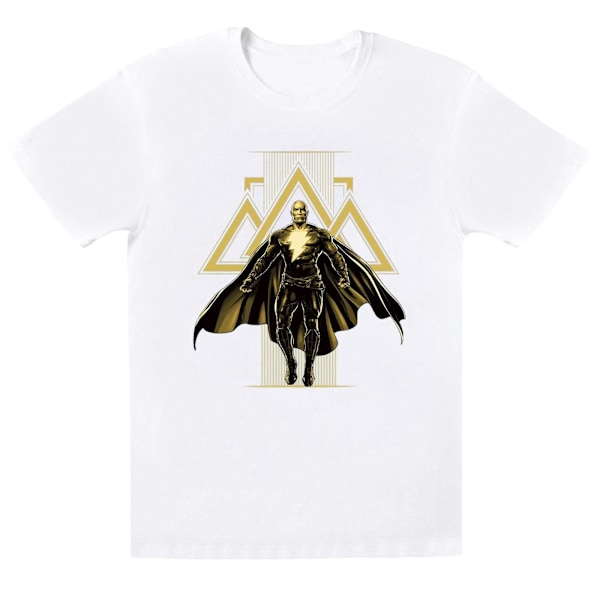 DC Comics Boys Black Adam Rising Golden Symbols T-shirt 9-11 år White 9-11 Years