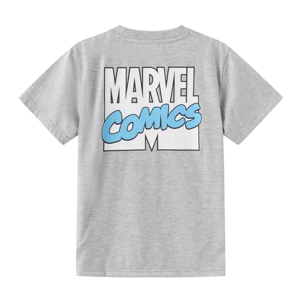 Marvel Barn/Kids Grafiskt Tryckt Bomulls T-shirt 9-10 År Grå Grey 9-10 Years