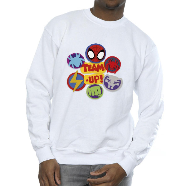 Marvel Spidey And His Amazing Friends Team Up Sweatshirt X för män White XXL